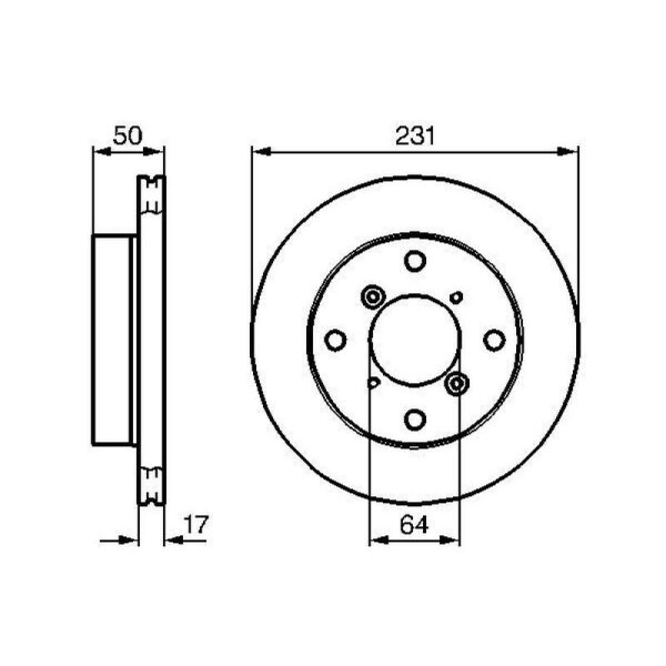 BOSCH Bremsscheibe