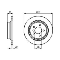 BOSCH Bremsscheibe