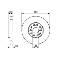 BOSCH Bremsscheibe