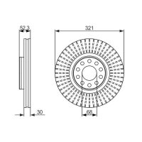 BOSCH Bremsscheibe