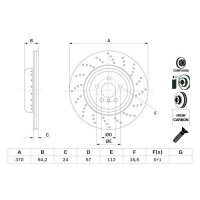 BOSCH Bremsscheibe