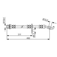 BOSCH Bremsschlauch