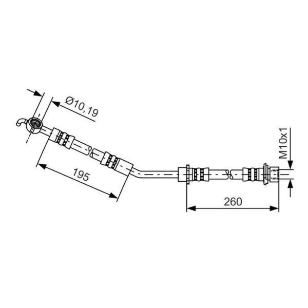 BOSCH Bremsschlauch