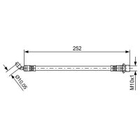 BOSCH Bremsschlauch