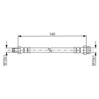 BOSCH Bremsschlauch