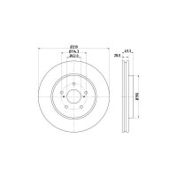 HELLA Bremsscheibe