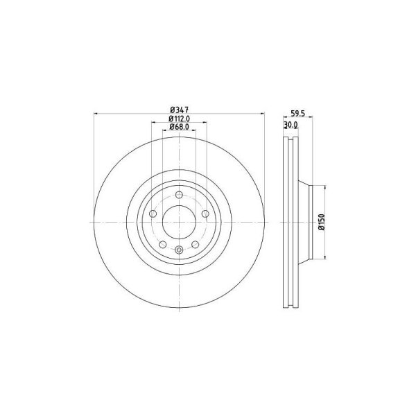 HELLA Bremsscheibe