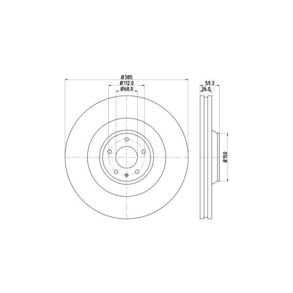 HELLA Bremsscheibe