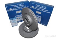 2x ATE PowerDisc hinten für VW TOURAN (1T1, 1T2, 1t)...