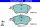 ATE Ceramic Bremsbelagsatz vorne f&uuml;r MERCEDES-BENZ B-KLASSE (W246)
