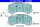 ATE Ceramic Bremsbelagsatz vorne f&uuml;r AUDI A6 (F2) PR-Code: 1LB, 1LW