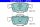 ATE Ceramic Bremsbelagsatz hinten f&uuml;r MERCEDES-BENZ R-KLASSE (W251, V251)