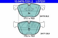 ATE Ceramic Bremsbelagsatz vorne für BMW X5 (F15, F85)