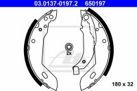 ATE Bremsbackensatz hinten für PEUGEOT 309 I (10C, 10A)