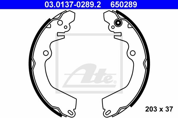 ATE Bremsbackensatz hinten f&uuml;r MITSUBISHI SPACE RUNNER (N1_W, N2_W)