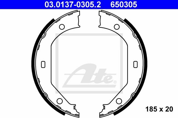 ATE Bremsbackensatz hinten f&uuml;r BMW 4er Gran Coupe (F36)