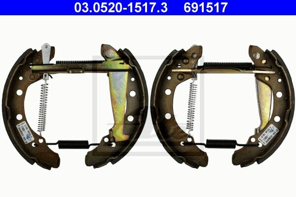 ATE Bremsbacken Top Kit hinten f&uuml;r VW GOLF III (1H_)