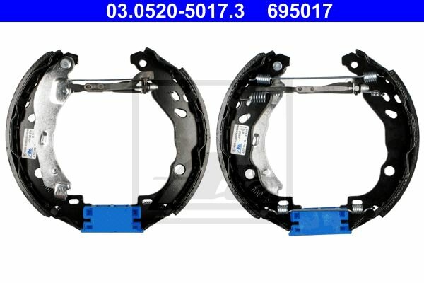 ATE Bremsbacken Top Kit hinten f&uuml;r RENAULT CLIO II (BB_, CB_)