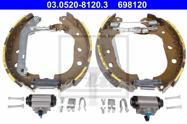 ATE Bremsbacken Top Kit hinten f&uuml;r FORD FOCUS II Turnier (DA_, FFS, DS)