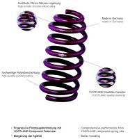 Vogtland Sportfedernsatz 951760 f&uuml;r AUDI A4 (B9)