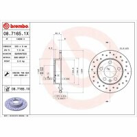 2x BREMBO Bremsscheibe hinten für AUDI A1 Sportback...