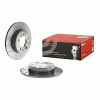 2x BREMBO Bremsscheibe hinten für SKODA ROOMSTER (5J7)