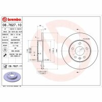 2x BREMBO Bremsscheibe hinten für OPEL ASTRA H...