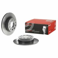 2x BREMBO Bremsscheibe hinten für VW GOLF VI...