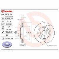 2x BREMBO Bremsscheibe vorne für RENAULT MEGANE I...