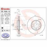 2x BREMBO Bremsscheibe vorne für OPEL MERIVA A (X03,...