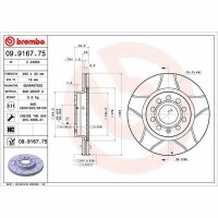 2x BREMBO Bremsscheibe vorne für SKODA OCTAVIA II...