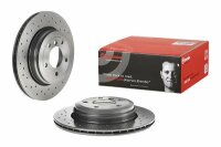 2x BREMBO Bremsscheibe hinten für BMW 6er Cabriolet...