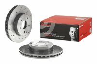 2x BREMBO Bremsscheibe vorne für MERCEDES-BENZ...