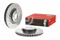 2x BREMBO Bremsscheibe vorne für MERCEDES-BENZ SL...