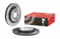 2x BREMBO Bremsscheibe hinten für MERCEDES-BENZ...