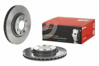 2x BREMBO Bremsscheibe vorne für DACIA SANDERO II (SD)