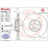 2x BREMBO Bremsscheibe vorne für BMW 3er (G20, G80)