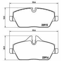 BREMBO Bremsbelagsatz vorne für MINI MINI (F56)