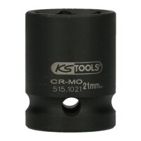 KS TOOLS 1/2&quot; 6kant-Kraft-Stecknuss,kurz,21mm