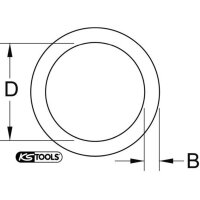 KS TOOLS 1/2" O-Ring,f.Stecknuss 17-32mm