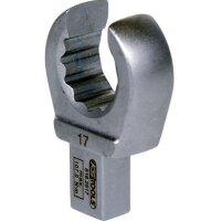 KS TOOLS 9x12mm Einsteck-Ringschlüssel offen,17mm