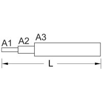KS TOOLS Drehstift f.Rohrsteckschlüssel,6x7-21x23 mm