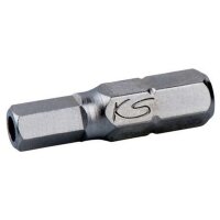KS TOOLS 1/4" Bit Innen6kant m.Bohrung,25mm,6mm