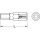 KS TOOLS CLASSIC Bit f&uuml;r Innensechskant-Schrauben mit Stirnlochbohrung,7/32,25mm