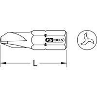 KS TOOLS CLASSIC Bit für TRIWING-Schrauben,2mm 25mm