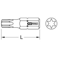 KS TOOLS CLASSIC Bit für TX-Schrauben,T20 30mm