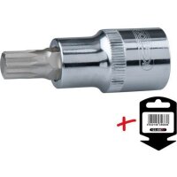 KS TOOLS 1/2" CHROME+ Bit-Stecknuss XZN,M14 ,auf...