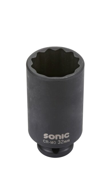 Sonic 3398535 1/2 Schlagschraub-Nuss, 12-kant, lang, 35mm
