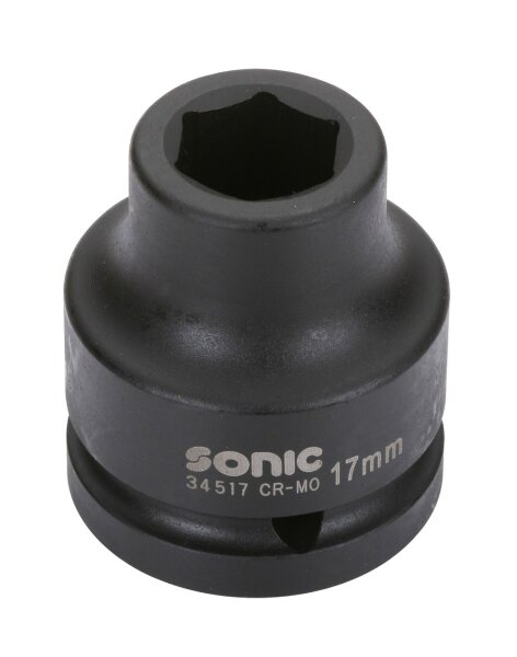 Sonic 34521 3/4 Schlagschraub-Nuss, 6-kant, 21mm