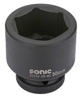 Sonic 35550 1 Schlagschraub-Nuss, 6-kant, 50mm